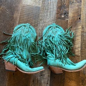 Liberty Black size 7.5 fringe boots